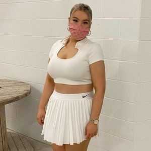 Nike Court Victory Tennis Skirt Dri-Fit- White